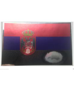 SERBIA FLAG Decal Vinyl Sticker chrome or white vinyl decal and 15 sizes!
