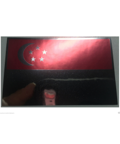 SINGAPORE FLAG Decal Vinyl Sticker chrome or white vinyl decal and 15 sizes!