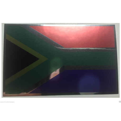 SOUTH AFRICA FLAG Decal Vinyl Sticker chrome or white vinyl decal and 15 sizes!