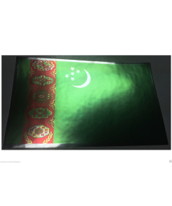 TURKMENISTAN FLAG Decal Vinyl Sticker chrome or white vinyl decal and 15 sizes!