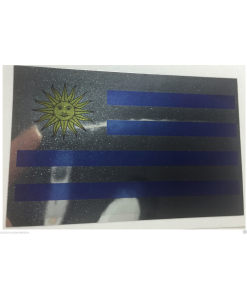 URUGUAY FLAG Decal Vinyl Sticker chrome or white vinyl decal and 15 sizes!