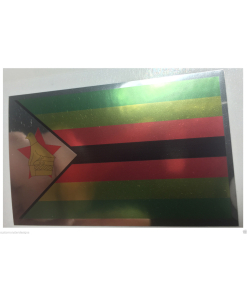 ZIMBABWE FLAG Decal Vinyl Sticker chrome or white vinyl decal and 15 sizes!