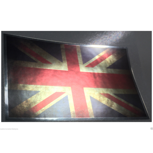 BRITISH FLAG Decal Vinyl Sticker chrome or white vinyl decal and 15 sizes!