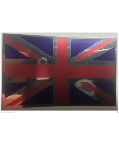 BRITISH FLAG Decal Vinyl Sticker chrome or white vinyl decal and 15 sizes! S2