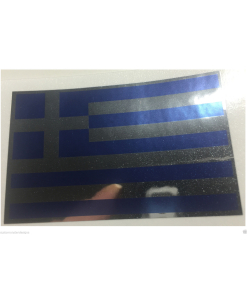 GREECE FLAG Decal Vinyl Sticker chrome or white vinyl decal and 15 sizes!