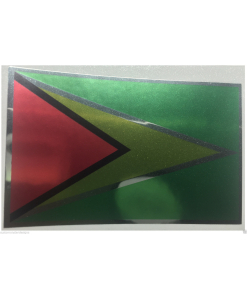 GUYANA FLAG Decal Vinyl Sticker chrome or white vinyl decal and 15 sizes!