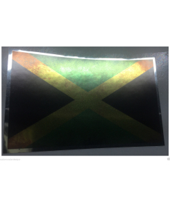 JAMAICA FLAG Decal Vinyl Sticker chrome or white vinyl decal and 15 sizes!