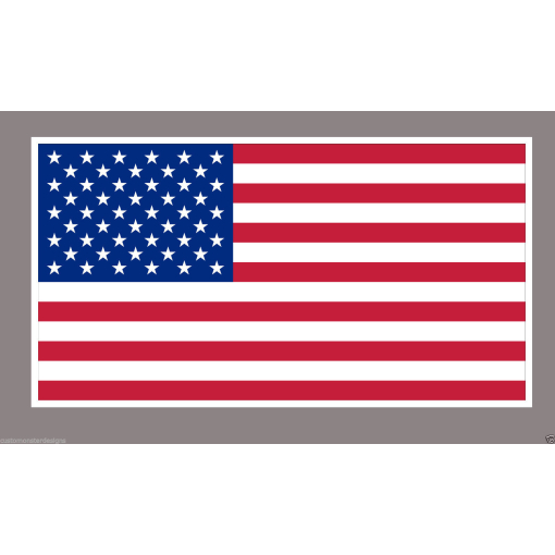 Wholesale Lot of 100 American Flag Stickers 20 Sheets 5 Per Sheet 5.5'' each flag