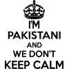 Pakistani Wall Sticker... 20 inches Tall We Don't Keep Calm Vinyl Wall Art