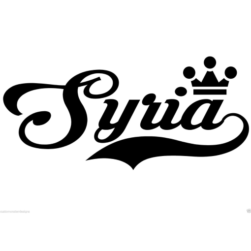 Syria Sticker... Vinyl Wall Art Quote Decor Words Decals Sticker