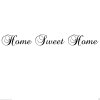 Home Sweet Home... Vinyl Wall Art Quote Decor Words Decals Sticker