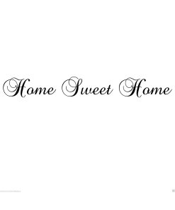Home Sweet Home... Vinyl Wall Art Quote Decor Words Decals Sticker