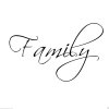 Family... Vinyl Wall Art Quote Decor Words Decals Sticker