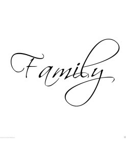 Family... Vinyl Wall Art Quote Decor Words Decals Sticker
