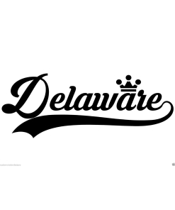 Delaware... Delaware State Vinyl Wall Art Quote Decor Words Decals Sticker