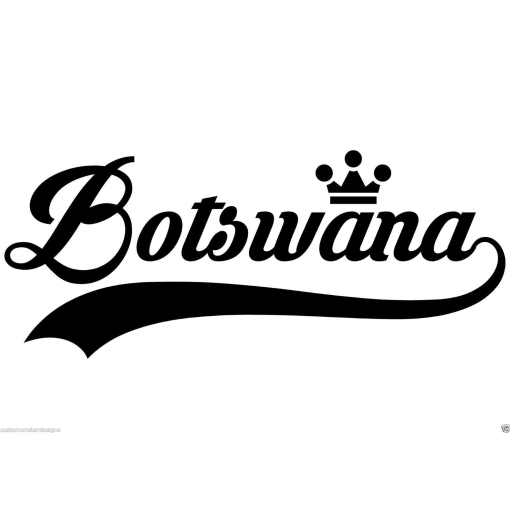 Botswana... Botswana Vinyl Wall Art Quote Decor Words Decals Sticker