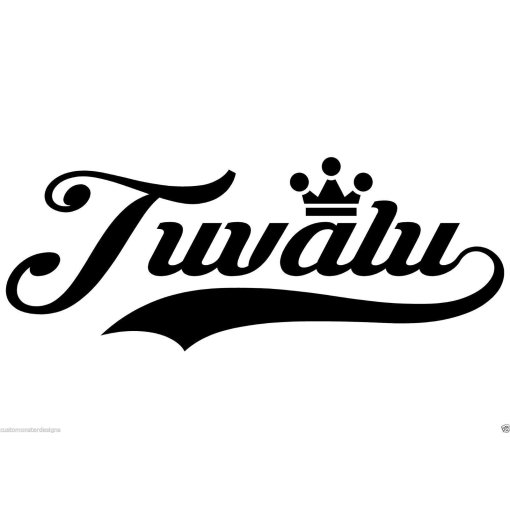 Tuvalu... Tuvalu Vinyl Wall Art Quote Decor Words Decals Sticker