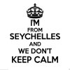 Seychelles Wall Sticker... 20 inches Tall We Don't Keep Calm Vinyl Wall Art