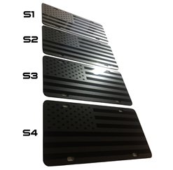 DEEP Gray License Plates