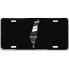 CustoMonsterDesigns Israel Map Heavy Duty Aluminum License Plate