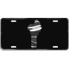 CustoMonsterDesigns Benin Map Heavy Duty Aluminum License Plate