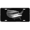 CustoMonsterDesigns USA Map United States of America Heavy Duty Aluminum License Plate