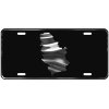 CustoMonsterDesigns Serbia Map Heavy Duty Aluminum License Plate