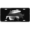 CustoMonsterDesigns Switzerland Map Heavy Duty Aluminum License Plate