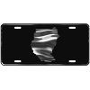 CustoMonsterDesigns Sudan Map Heavy Duty Aluminum License Plate