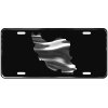 CustoMonsterDesigns Iran Map Heavy Duty Aluminum License Plate