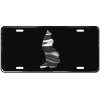 CustoMonsterDesigns Liechtenstein Map Heavy Duty Aluminum License Plate