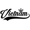 Vietnam Wall Sticker... 23 inch Longest Dimension Vietnam Vinyl Wall Art Quote Decor Words Black Color Wall Vinyl Decal Sticker