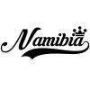 Namibia Wall Sticker... 23 inch Longest Dimension Namibia Vinyl Wall Art Quote Decor Words Black Color Wall Vinyl Decal Sticker