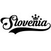 Slovenia Wall Sticker... 23 inch Longest Dimension Slovenia Vinyl Wall Art Quote Decor Words Black Color Wall Vinyl Decal Sticker