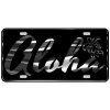 CustoMonsterDesigns Aloha with Honu Sea Turtle Heavy Duty Aluminum License Plate S3
