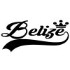 Belize Wall Sticker... 23 inch Longest Dimension Belize Vinyl Wall Art Quote Decor Words Black Color Wall Vinyl Decal Sticker