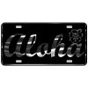 CustoMonsterDesigns Aloha with Hibiscus Flower Heavy Duty Aluminum License Plate S5