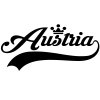 Austria Wall Sticker... 23 inch Longest Dimension Austria Vinyl Wall Art Quote Decor Words Black Color Wall Vinyl Decal Sticker