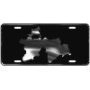 CustoMonsterDesigns Tajikistan Map Heavy Duty Aluminum License Plate