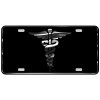 CustoMonsterDesigns EMT MFR Medic EMS Star of Life Heavy Duty Aluminum License Plate S9