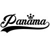 Panama Wall Sticker... 23 inch Longest Dimension Panama Vinyl Wall Art Quote Decor Words Black Color Wall Vinyl Decal Sticker