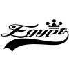 Egypt Wall Sticker... 23 inch Longest Dimension Egypt Vinyl Wall Art Quote Decor Words Black Color Wall Vinyl Decal Sticker