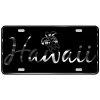 CustoMonsterDesigns Hawaii with Honu Sea Turtle and Hibiscus Flower Heavy Duty Aluminum Plate S13