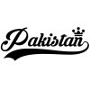 Pakistan Wall Sticker... 23 inch Longest Dimension Pakistan Vinyl Wall Art Quote Decor Words Black Color Wall Vinyl Decal Sticker