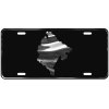 CustoMonsterDesigns Montenegro Map Heavy Duty Aluminum License Plate