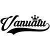 Vanuatu Wall Sticker... 23 inch Longest Dimension Vanuatu Vinyl Wall Art Quote Decor Words Black Color Wall Vinyl Decal Sticker