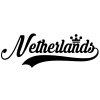 Netherlands Wall Sticker... 23 inch Longest Dimension Netherlands Vinyl Wall Art Quote Decor Words Black Color Wall Vinyl Decal Sticker