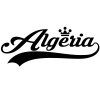 Algeria Wall Sticker... 23 inch Longest Dimension Algeria Vinyl Wall Art Quote Decor Words Black Color Wall Vinyl Decal Sticker