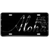 CustoMonsterDesigns Aloha with Honu Sea Turtle Heavy Duty Aluminum License Plate S15