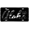 CustoMonsterDesigns Aloha with Hibiscus Flower Heavy Duty Aluminum License Plate S3